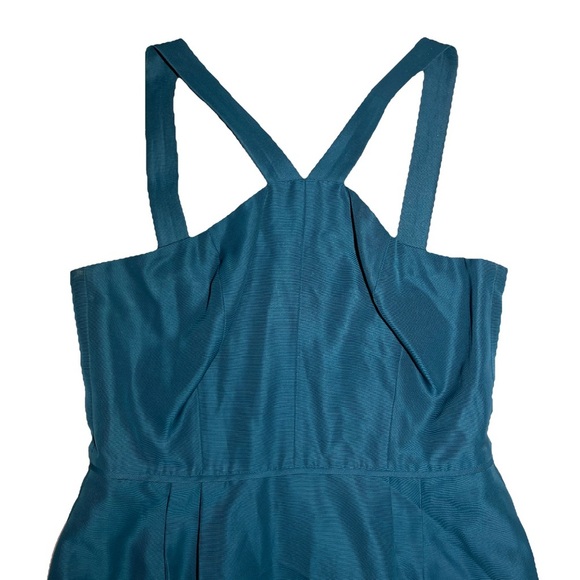 J.Crew Womens Size 8 Teal Green Sleeveless Dress - Picture 2 of 7